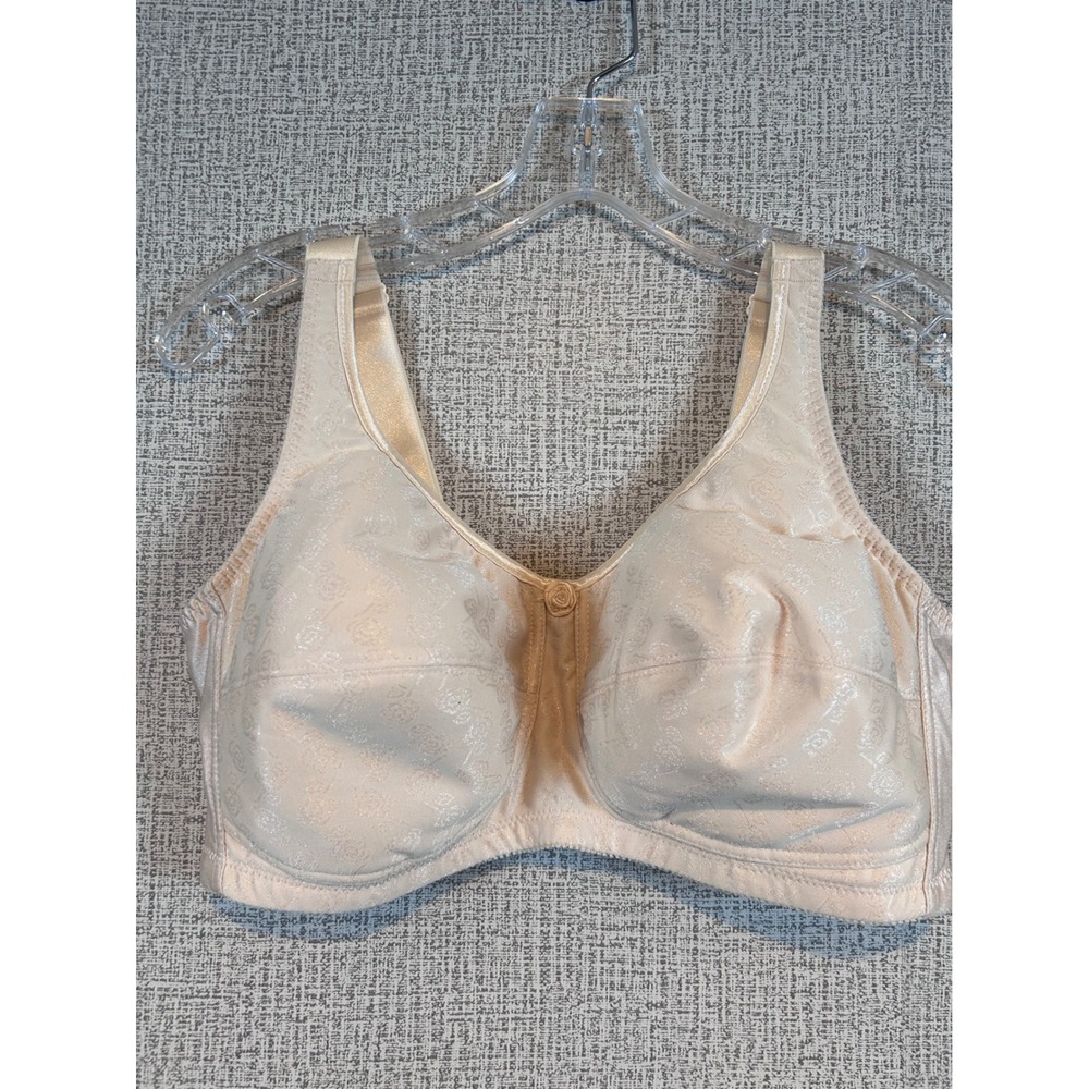 NWT American Breast Care 103 Rose Contour Mastectomy Bra Beige 42DD Post-Surg.